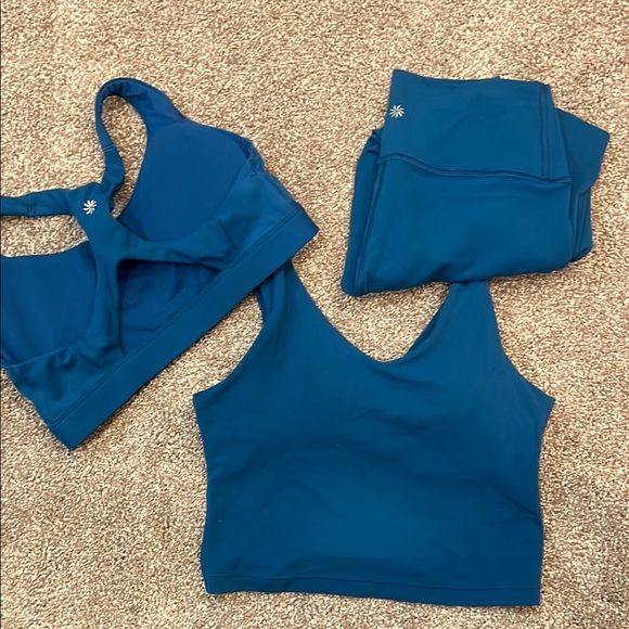 Athleta Other - Athleta transcend 3/4 leggings and bras